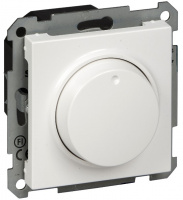 Светорегулятор поворотно-нажимной 600 Вт для л/н г/л Wessen 59 Белый