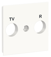 Лицевая панель TV/FM розетки Schneider Electric Unica New Белый
