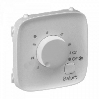 Накладка регулятора теплых полов Legrand Valena Allure Алюминий