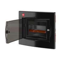 Щиток встраиваемый 8 мод.,IP 41 ,черный DKC