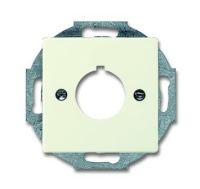 Плата центральная накладка с суппортом для командно-сигнальных приборов диаметр 22,5мм ABB Future Слоновая кость