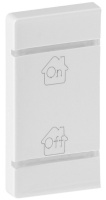 Клавиша с символом "GEN-On-Off" левая 1 мод Legrand Valena Life MyHome BUS/SCS Белый