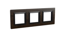 Рамка из натурального дерева, "Avanti", венге, 6 модулей DKC