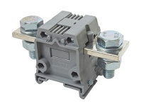Силовой клеммник на DIN-рейку 95 мм.кв., болт., (серый); AVK95 B Klemsan
