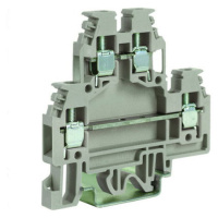 DAS.4/LI/GR, , двухуровневый зажим с интегрированным эл.компонентами DKC