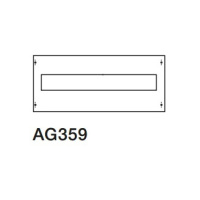 Пластрон 300x750мм с проемом для Tmax T1-T3, MCCB ABB