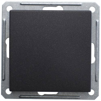 W59 1-клавишный Переключатель, 10АХ, механизм, черный бархат Schneider Electric