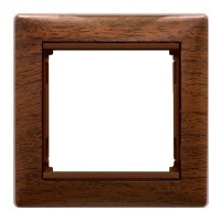 Рамка 1-постовая Legrand Valena Тонированное дерево