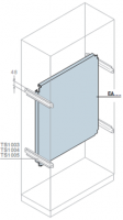 Плата монтажная уменьшенной высоты 600х800мм ABB IS2