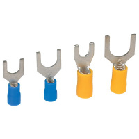 Наконечник вилочный с изолированным фланцем 0,25-1,5мм² 5,2мм DKC НВИ