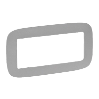 Рамка 5 мод без перегородок Legrand Valena Allure Алюминий 