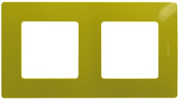 Рамка 2-постовая Legrand Etika Зеленый папоротник