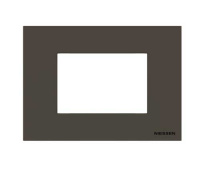 Рамка итальянский стандарт ITA 3 мод ABB NIE Zenit Антрацит N2473 AN