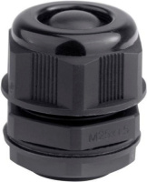  Кабельный ввод IP68, M25, с мембраной, черный, для кабеля d.13-18mm DKC