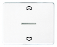 Накладка выключателя жалюзийного электронного нажимного JUNG SL 500 Белый