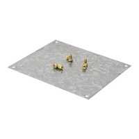 Пластина монтажная из оцинкованной стали 165x124 для коробок 178x155 DKC Cosmec