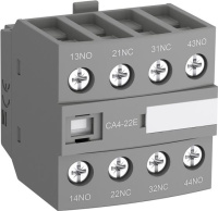 Блок контактный дополнительный CA4-22N (2НО+2НЗ) для реле NF22E…NF40E ABB