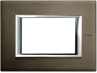 Рамка прямоугольная итальянский стандарт ITA 3 мод Bticino Axolute Бронза 