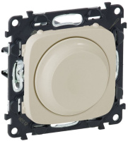 Светорегулятор поворотный универсальный 5-300 Вт без нейтрали Legrand Valena Allure Слоновая кость