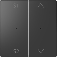 D-Life PlusLink Клавиша 2-ная с S1/S2, вх/вз, Антрацит, SD Schneider Electric