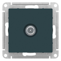 Розетка TV оконечная 1DB механизм Schneider Electric AtlasDesign Изумруд