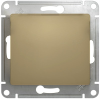 Выключатель кнопочный 10A (схема 1) Systeme Electric Glossa Титан