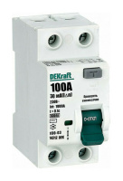 УЗО-03 2P 100A 30mA тип AC 6кА DEKraft ВДТ