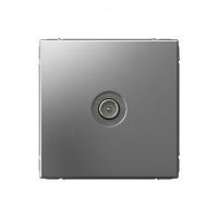 ARTGALLERY TV РОЗЕТКА проходная 4DB, механизм, СТАЛЬ