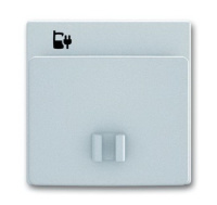 Плата центральная накладка 6478-866 для блока питания micro USB - 6474 U ABB Pure сталь