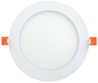 Светильник Downlight LED SMD круглый D=225(200)мм 18Вт 4000K IP20 белый IEK ДВО1607