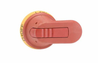 Ручка управления OHY65J6 (желто-красная) для управления через дв ерь рубильниками ОТ160..250 ABB