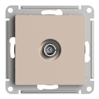 SE AtlasDesign TV Розетка оконечная Песочный 1DB механизм