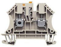 Клеммник измерительный WTR 4 винт 4 мм.кв бежевый Weidmuller