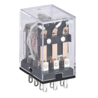 Промежуточное реле JZX-22F(D) 4 конт. с инд. LED 3А 24В AC CHINT