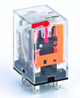 Реле промежуточное 2 конт. с LED инд. и TEST функ. 5А 230В AC DEKraft ПР-102