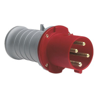 Вилка кабельная 363P6, 63А, 3P+E, IP44, 6ч ABB
