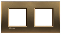 Рамка прямоугольная 2+2 мод Bticino Living Light Бронза
