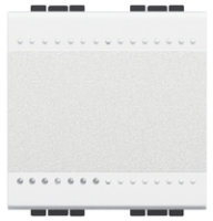 Переключатель с винтовыми клемами, 2 мод Bticino Living Light Белый