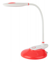 Лампа настольная 9Вт LED Красный Эра