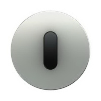 Накладка с ручкой для поворотного переключателя/кнопки Berker R.classic Алюминий/Черный