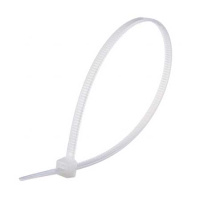 Systeme Electric Стяжка кабельная нейлоновая 100х2.5 Белая (100шт) в пакете с замком ЗИП-ЛОК