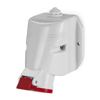 Розетка настенная с безвинтовыми клеммами IP44 16A 3P+E+N 400В DKC