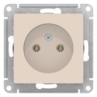 Розетка без заземления 16A механизм Schneider Electric AtlasDesign Бежевый
