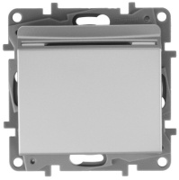 Выключатель карточный с выдержкой времени с подсветкой Legrand Etika Алюминий
