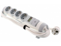 Удлинитель 4 розетки с заземлением с кабелем длиной 3 м Legrand Комфорт и безопасность