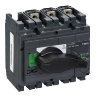 Выключатель-разъединитель, монтаж на плате 3P / с чёрной рукояткой Schneder Electrc nterpact NS250-160A