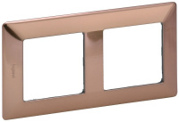 Рамка 2-постовая Legrand Valena Life Медь