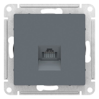 Розетка компьютерная RJ45 механизм Schneider Electric AtlasDesign Грифель