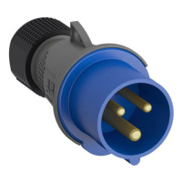 Вилка кабельная Easy&Safe 232EP6,32А,2P+E,IP44,6ч ABB