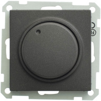 Светорегулятор поворотный 300 Вт для л/н г/л Wessen 59 Черный бархат